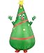 KLLOUZE Inflatable Christmas Tree Costume for Adult, Funny Blow Up Christmas Costumes Suit, Unisex Adult Fancy Costume Cosplay Party