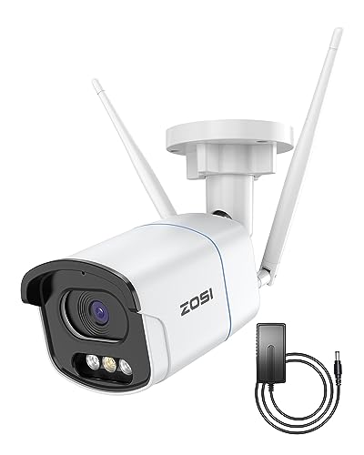 Zosi C186 4mp Cámara De Vigilancia Wifi Exterior Con Enchufe, Cámara Adicional Kit Cámaras De Seguridad Inalámbrico Zosi C186 4mp Cámara De Vigilancia Wifi Exterior Con Enchufe, Cámara Adicional Kit Cámaras De Seguridad Inalámbrico