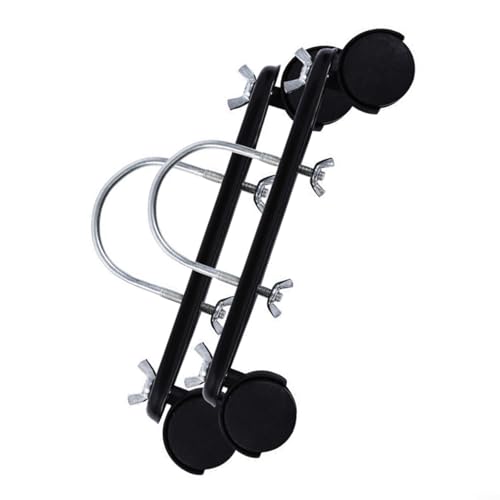 2 soportes de radiador para calentador eléctrico con ruedas giratorias de 360°, base portátil para calentador de aceite para un fácil movimiento en el hogar y la oficina, soporte duradero