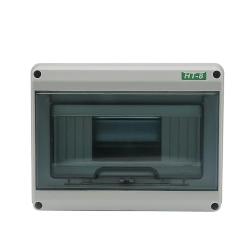 Caja de distribución HT-8 IP65 exterior pasacables estanco gris para empotrar