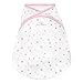 HALO SwaddleSure Adjustable Swaddling Pouch, 100% Cotton, TOG 1.0, Twinkle Pink, Newborn, 0-3 Months