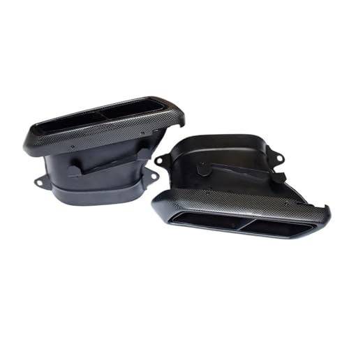 Embout de silencieux d'échappement rectangulaire en acier inox pour W205 AMG