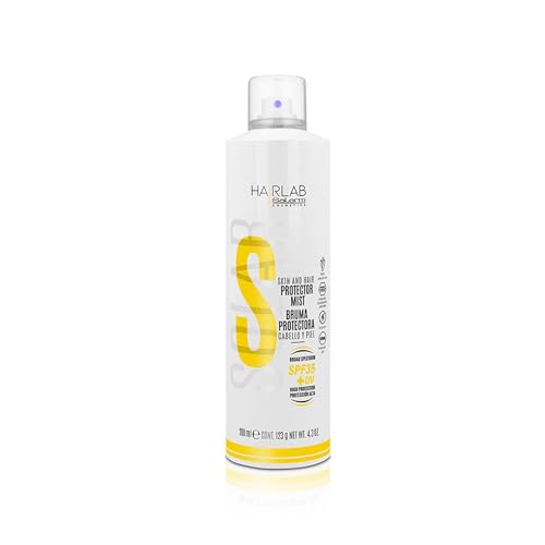 SALERM - Protector Solar Cabello y Piel - Bruma Protectora Hair Lab Solar - 200 ml - con SPF35+UV y Filtros UVA y UVB - Protege la Piel y el Color del Pelo - Antiencrespamiento Cabello - 100% Vegano