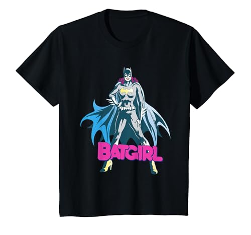 DC Originals Batgirl Camiseta Camiseta, Niños, Negro, 2 años
