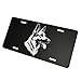 LHUAIKI Black German Shepherd Front License Plate Car Decorative License Plates Aluminum Metal Decor Accessory Novelty Vanity Tag Cover with 4 Holes for Men Women 6