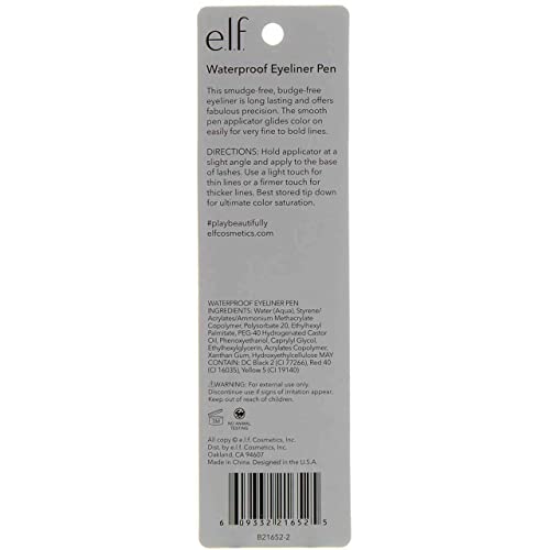 E.l.f. Waterproof Eyeliner Pen, Coffee, 0.05 Ounce #TOP6