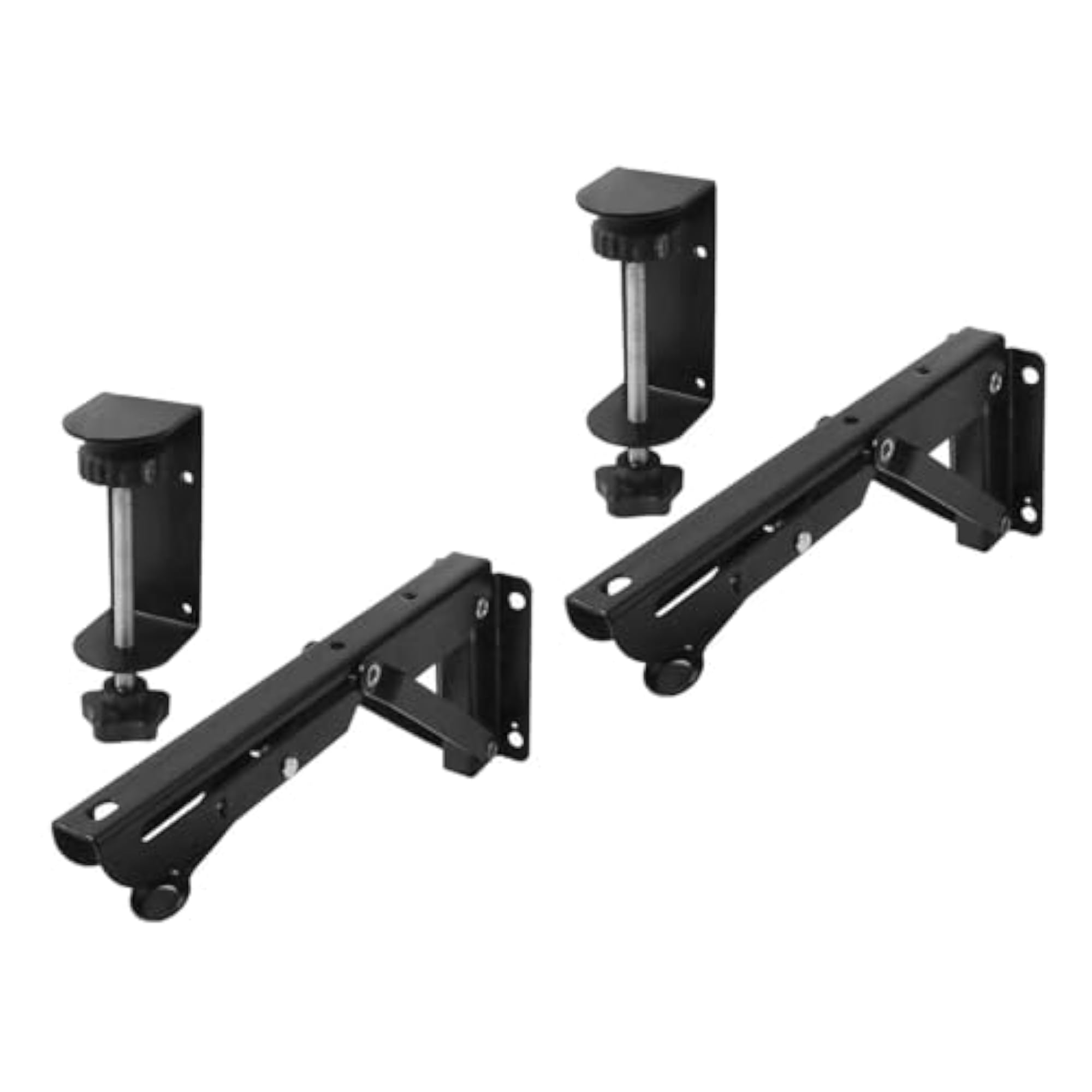 Foldable Brackets for Under Desk Keyboard Tray