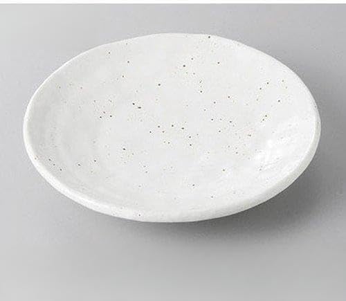 Set of 5, Japanese Dishes, Ash Glazed Comb Hand Twist 5.0 Plates [6.5 x 1.2 inches (16.5 x 3 cm)] [Restaurant, Ryokan, Japanese Tableware, Restaurant, Commercial Use, Tableware, Tableware]