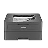 Brother Monochrome Laser Printer with 32 PPM Speed and Automatic 2-Sided Printing for Home Office, Fast Black and White Output, Compact Design with 250-Sheet Capacity (HL-L2400D)
