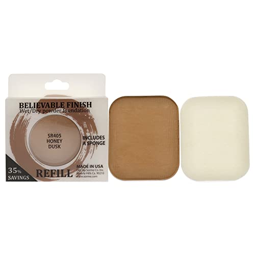 Sorme' Treatment Cosmetics Believable Finish Dual Active Foundation Refill, Honey Dusk