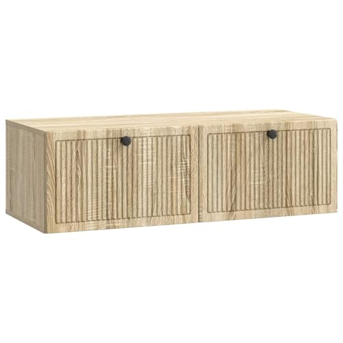 Armoire multimédia avec 2 portes pour cacher les câbles