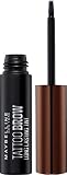 Maybelline New York Tinta Sopracciglia Semipermanente Tattoo Brow Peel-Off, Risultato Definito fino a 3 Giorni, Dark Brown (03), 4,6 g