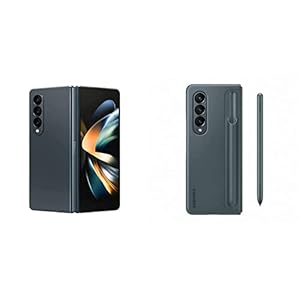 Samsung F936B Galaxy Z Fold 4 256GB/12GB Dual-SIM graygreen & Standing Cover mit Pen EF-OF93P für das Galaxy Z Fold4…