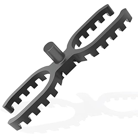 200 Stück My Plast Terrassen-Abstandhalter - hochwertiger Distanzhalter für Terrassendielen, Ausführung offen geriffelt, für 7 mm Fugenbreite Cover