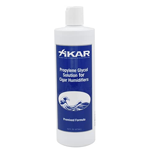 Xikar Cigar Humidor Solution for Humidification, Pre-Mixed, Keeps Humidors at 70% Relative Humidity, 16 Fl Oz. (Pack of 1)