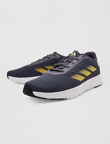 Image of adidas Air-Fleetfly Men's Running Shoes - Granit /BYELLO | Lightweight & Cushioned Sports Shoes for Daily Runs & Training