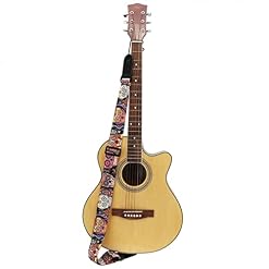 CZDYUF Sangles de Guitare d’impression Motif avec Puce Cuir se termine 5cm de Large de Largeur 110-150cm de Longueur for la Basse Guitare - Les Beatles, Paul McCartney, John Lennon, RIngo Starr, George Harrison CZDYUF Sangles de Guitare d'impression Motif avec Puce Cuir se termine 5cm de Large de Largeur 110-150cm de Longueur for la Basse Guitare – Image 2