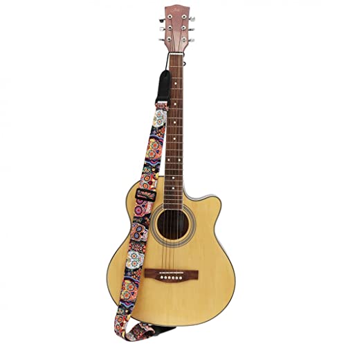 CZDYUF Sangles de Guitare d’impression Motif avec Puce Cuir se termine 5cm de Large de Largeur 110-150cm de Longueur for la Basse Guitare - Les Beatles, Paul McCartney, John Lennon, RIngo Starr, George Harrison CZDYUF Sangles de Guitare d'impression Motif avec Puce Cuir se termine 5cm de Large de Largeur 110-150cm de Longueur for la Basse Guitare – Image 3