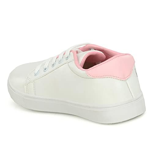 Image of layasa Comfotable Lightweight Casual Sneaker for Women /Girls (Pink, Numeric 3)