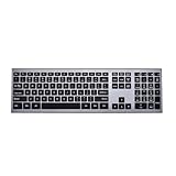 MKETech Electronics MKE 947 Wireless Ergonomic Computer Keyboard with Number Pad, Black