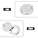 Peephole Cover, Door Viewer Peep Hole Cover with Self Adhesive Installation Tool Door Peephole Cover for Apartment Home Hotel Dormitory Office Peephole Protector (Silver)