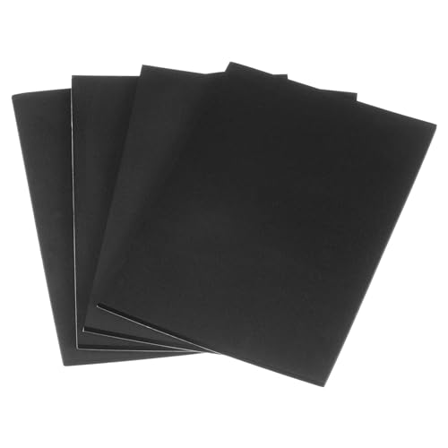 uxcell 4pcs Adhesive Foam Padding Sheets 1/4