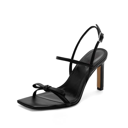 Image of Modatope Womens Sandals Open Toe Strappy Sandals Ankle Strap High Heel Sandals for Women