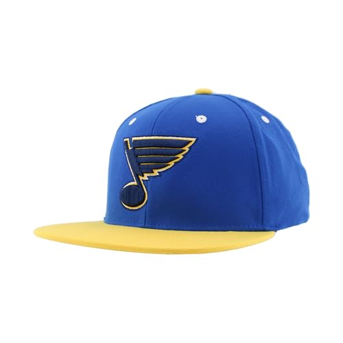 St. Louis Blues NHL Officially Licensed Adjustable Snapback Hat Flat Bill Z11 Icon Two Color