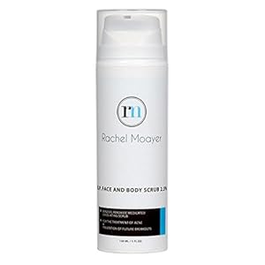 Rachel Moayer Skincare Acne Face & Body Scrub with 2.5% Micronized Benzoyl Peroxide, Facial Exfoliating Scrub for Acne Care, No Prescription Needed