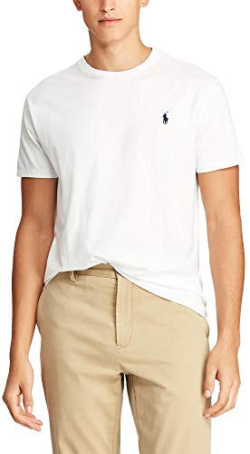 Polo Ralph Lauren Mens Crew Neck T-Shirt (Xl, White) #TOP2