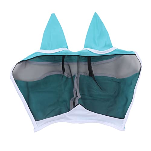 Máscara de mosca de cavalo ZOUSHIFU, design de malha fina respirável e confortável, máscara facial d