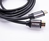 [Especificación alta]: todos los cables Finesse tienen una especificación alta, incluida la compatibilidad con Ethernet, 3D y ARC (canal de retorno de audio). La barra de sonido de su televisor y el audio de sonido envolvente HD de cine en casa están cubiertos, incluidos 5.1 y 7.1 Dolby Atmos y audio DTS X. Altas resoluciones de imagen de 720p, 1080i y 1080p hasta 60 Hz. Imagen y sonido nítidos incluso a través de nuestros cables de mayor longitud.