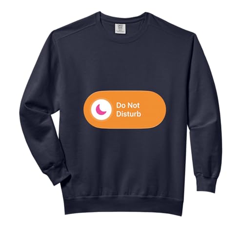 Do Not Disturb - Orange Alert UI Graphic Comfort Colors Adult Sweatshirt
