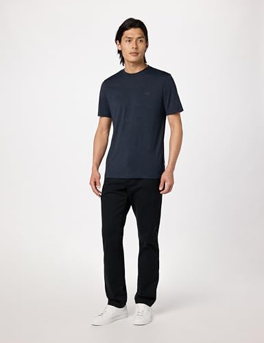 BOSS Herren Kleinem Logo aus Baumwolle mit Rundhalsausschnitt T-Shirt, Basic Navy, Groß – Ansicht 7