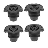 FRCOLOR 4pcs Slip Toe Covers for Crutches Crutch Pads Foot Stick Leg Cover Replacement Parts Easy Install