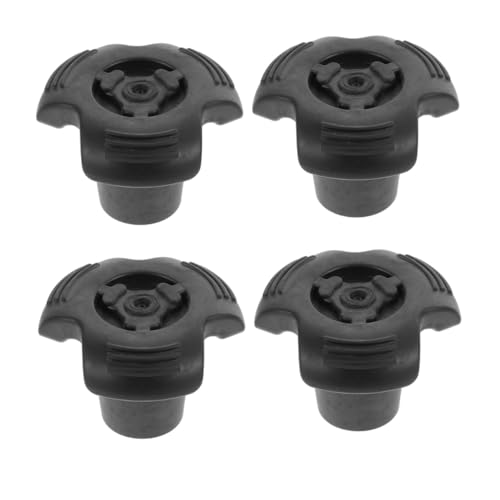 FRCOLOR 4pcs Slip Toe Covers for Crutches Crutch Pads Foot Stick Leg Cover Replacement Parts Easy Install