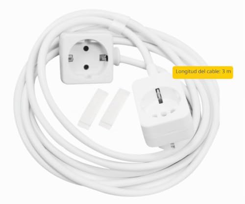 Cable alargador de 3 metros blanco de la marca Schellenberg modelo 20026 6