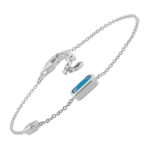 Silpada 'Intergalactic' Lab-Created Opal And Cubic Zirconia Bracelet In Sterling Silver, 7" + 1" #TOP29
