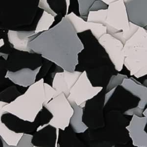 Simiron Vinyl Color Chip Flakes for Epoxy Floor Coating, FB-411 Domino Blend 1/4", 40 lb Box