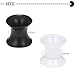 Pexveiuu 2G Black Clear Silicone Gauges Tunnels Plugs Earrings Rubber Soft Gauges Tunnel Earring 2 Gauge Flexible Plastic Ear Tunnel Plug Gauges Retainer Stretching Kit Piercing Jewelry Women Men 6mm