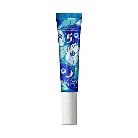 Sunday Riley 5 Stars Retinol + Niacinamide Anti Aging Eye Serum Dark Circles and Wrinkle Eye Cream Cover