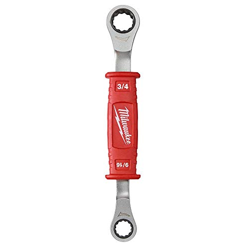 MILWAUKEE Linemanâ€s 2-in-1 Insulated Ratcheting Box Wrench Milwaukee 48-22-9211
