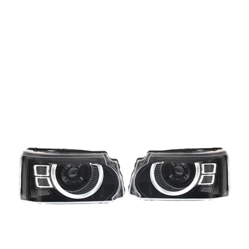 Phare avant Range Rover Sport L320 optique anti-jaunissement avec finition White Side