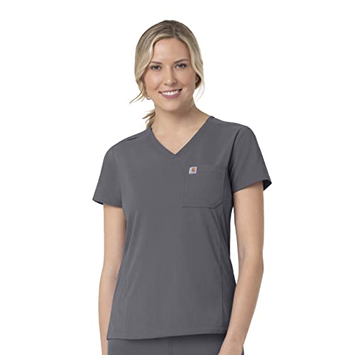 Haut de chirurgie femme coupe moderne chemise brosse médicale blouse à enfiler
