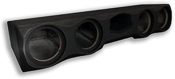 Gately Audio - GM CREWCAB 08-18 4X 8 SUBWOOFER Enclosure W/Billet SEAT Lift