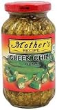 Mothers Green Chilli Pickle 500gm | Intense Heat in Every Jar | Adds a fiery kick to your favorite meals | Crafted with handpicked green chillies | Traditional craftsmanship for authenticity