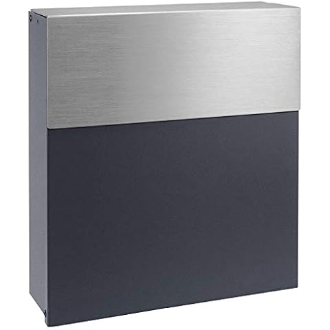 MOCAVI Box 580 Design letterbox Anthracite Stainless Steel (RAL 7016) Cover