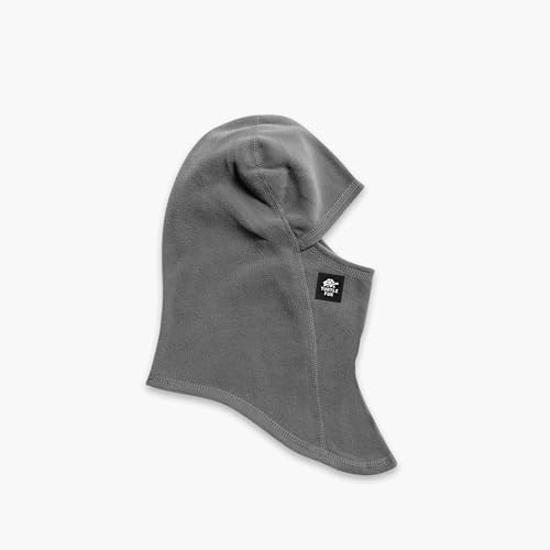 Turtle Fur Kids Recycled Micro Fur Fleece MaxClava Balaclava, Ages 3-6, Graphite