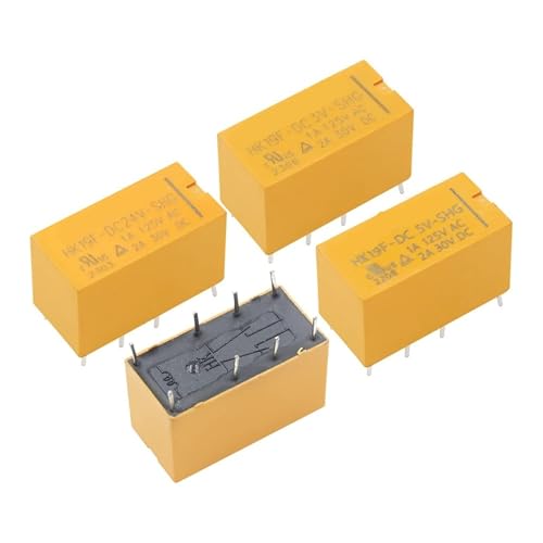 Relés de potencia de 8 pines HK19F para reparar circuitos de 12V con caídas de tensión 4