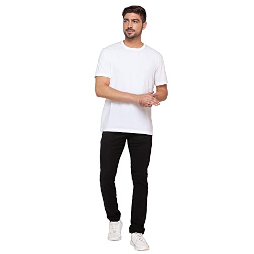 Image of Spykar Men's Slim Fit Low Rise Casual Jeans